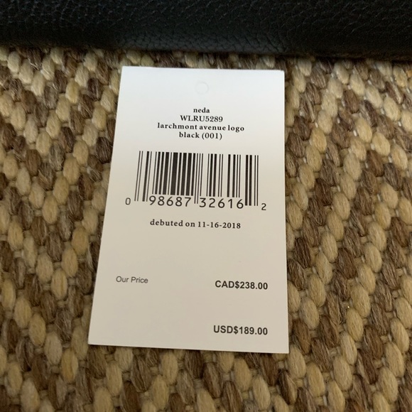 NWT Authentic Kate Spade Black leather logo wallet - Picture 2 of 8